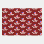 Trump Making America Great Again ラッピングペーパーシート (正面3)