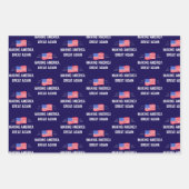 Trump Making America Great Again ラッピングペーパーシート (正面)
