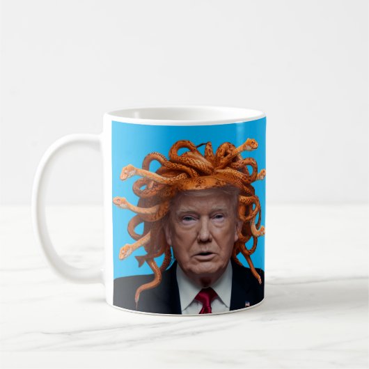 Trump Medusa Mug コーヒーマグカップ (左)