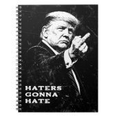 Trump Middle Finger 2026 Meme Funny ノートブック (正面)