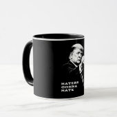 Trump Middle Finger 2026 Meme Funny マグカップ (正面左)