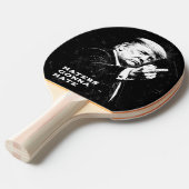 Trump Middle Finger 2026 Meme Funny 卓球ラケット (正面アングル)