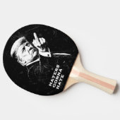 Trump Middle Finger 2026 Meme Funny 卓球ラケット (横)