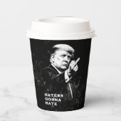 Trump Middle Finger 2026 Meme Funny 紙コップ (裏面)