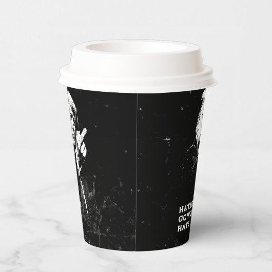 Trump Middle Finger 2026 Meme Funny 紙コップ (右)