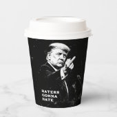 Trump Middle Finger 2026 Meme Funny 紙コップ (正面)