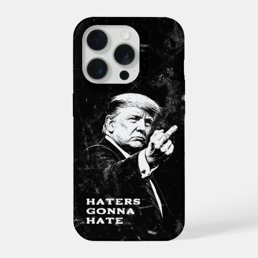 Trump Middle Finger 2026 Meme Funny iPhoneケース (裏面)