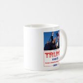 Trump Mug, Trump 2024, Trump Vance 2024 コーヒーマグカップ (正面右)