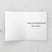 Trump Naughty List Christmas Card | Holiday  カード (内部)