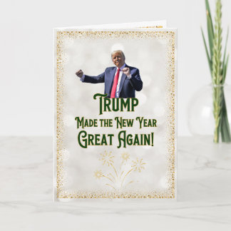 Trump New Year's Card | Funny Trump Card カード