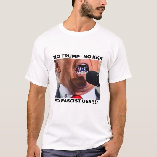 TRUMP "NO FASCIST USA" SHIRT Tシャツ (正面)