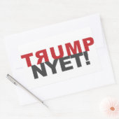 TRUMP NYET！ステッカーとその他の製品 長方形シール (封筒)
