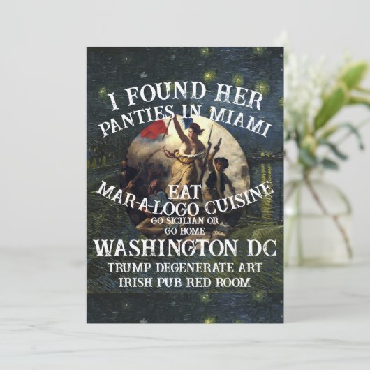 Trump Orders Legalizes Concentration Camps Germany 招待状 (スタンド正面)