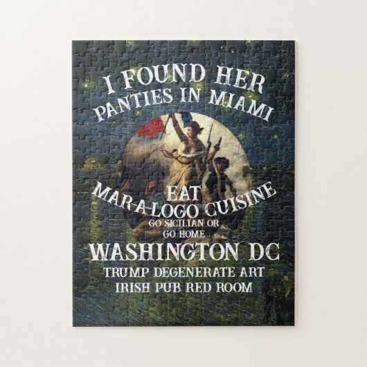 Trump Panties Miami Catholic Church White ジグソーパズル (縦)