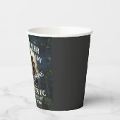 Trump Panties Miami Catholic Church White 紙コップ (左)