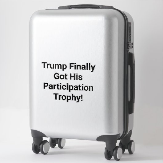 Trump Participation Trophy Hankamer Artjunkhaus  シール (スーツケース)