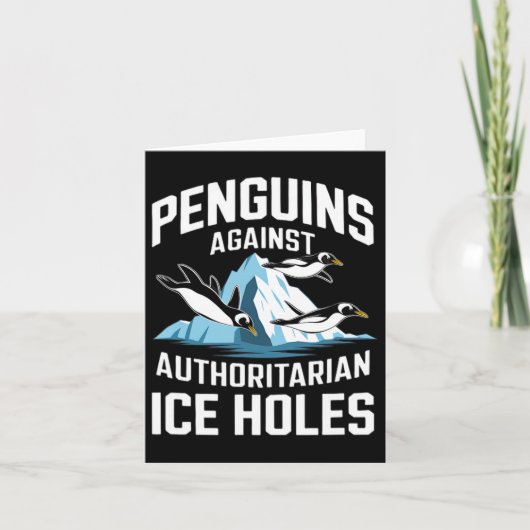 Trump Penguins Against Authoritarian Ice Holes Sta カード (正面)