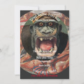 Trump Personalized Name Tiki Bar Your City State 招待状 (正面)