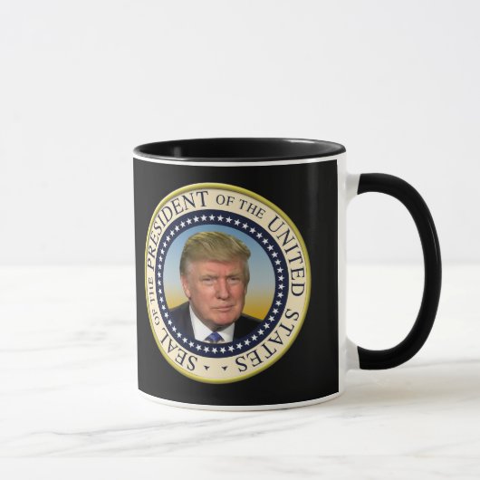 Trump Photo Presidential Seal大統領 マグカップ (右)