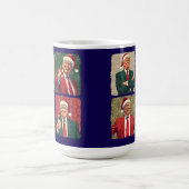 Trump Pop Art Christmas Mug Patriotic Holiday コーヒーマグカップ (中央)