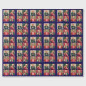 Trump Pop Art Christmas Wrapping Paper MAGA ラッピングペーパー (フラット)