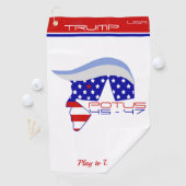TRUMP POTUS 45-47 Golf Towel ゴルフタオル (インサイチュ)