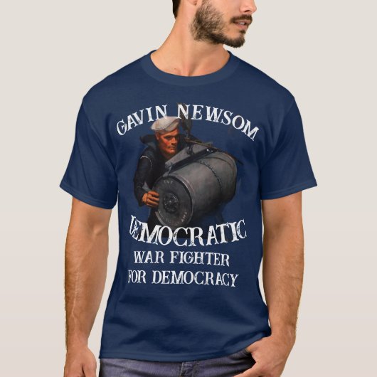 Trump Republican Election 2026 2027 Gavin Newsom Tシャツ (正面)