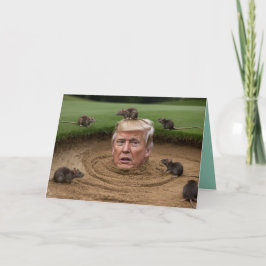 Trump Sandtrap Greeting Card カード