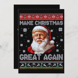 Trump Santa Claus Make Christmas Great Again シーズンカード