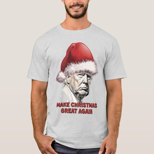 Trump Santa Claus Tシャツ (正面)