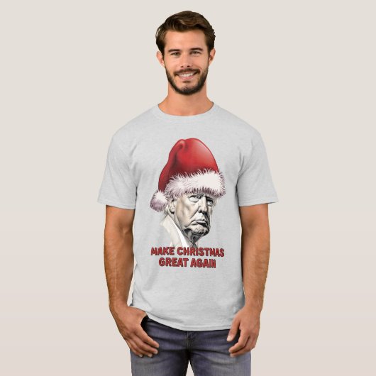 Trump Santa Claus Tシャツ (正面フル)