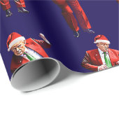 Trump Santa Claus | Trump Dance Christmas Gift ラッピングペーパー (ロールコーナー)
