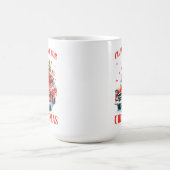 Trump Santa Hat I'll Be Home for Christmas コーヒーマグカップ (中央)