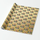 Trump Santa Hat | Make Christmas Great Again Gold ラッピングペーパー (アンロールド)