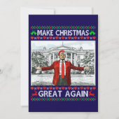 Trump Santa Hat | Trump Make Christmas Great Again シーズンカード (正面)