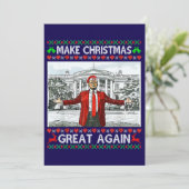 Trump Santa Hat | Trump Make Christmas Great Again シーズンカード (スタンド正面)