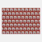 Trump Santa Hat | Trump Merry Christmas Ugly Xmas  ラッピングペーパーシート (正面2)