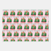 Trump Santa Hat Wrap | Santa's Favorite President ラッピングペーパーシート (正面)