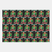Trump Santa Hat Wrap | Santa's Favorite President ラッピングペーパーシート (正面2)
