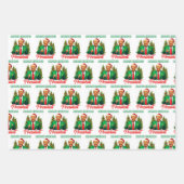 Trump Santa Hat Wrap | Santa's Favorite President ラッピングペーパーシート (正面)