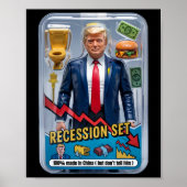 Trump Satire Survived Recession Box Set Action Fig ポスター (正面)