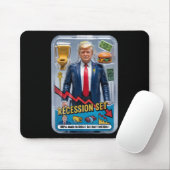 Trump Satire Survived Recession Box Set Action Fig マウスパッド (マウス)