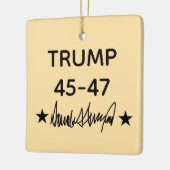 Trump Signature 45-47 セラミックオーナメント (左)