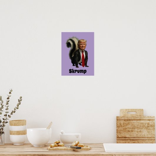 Trump Skunk Poster ポスター (キッチン)