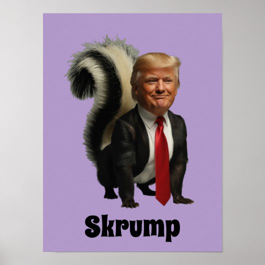 Trump Skunk Poster ポスター (正面)