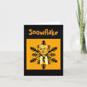Trump/Snowflake Greeting Card カード (正面)