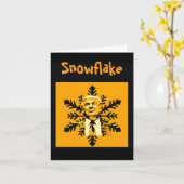 Trump/Snowflake Greeting Card カード (黄色い花)
