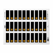 Trump/Snowflake Return Address Label ラベル (フルシート)