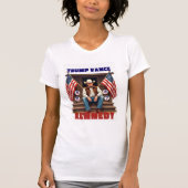 Trump Squad Vance Kennedy 45 47 USA Flag take amer Tシャツ (正面)