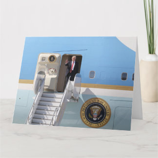 Trump Stepsエアフォースワン大統領 カード